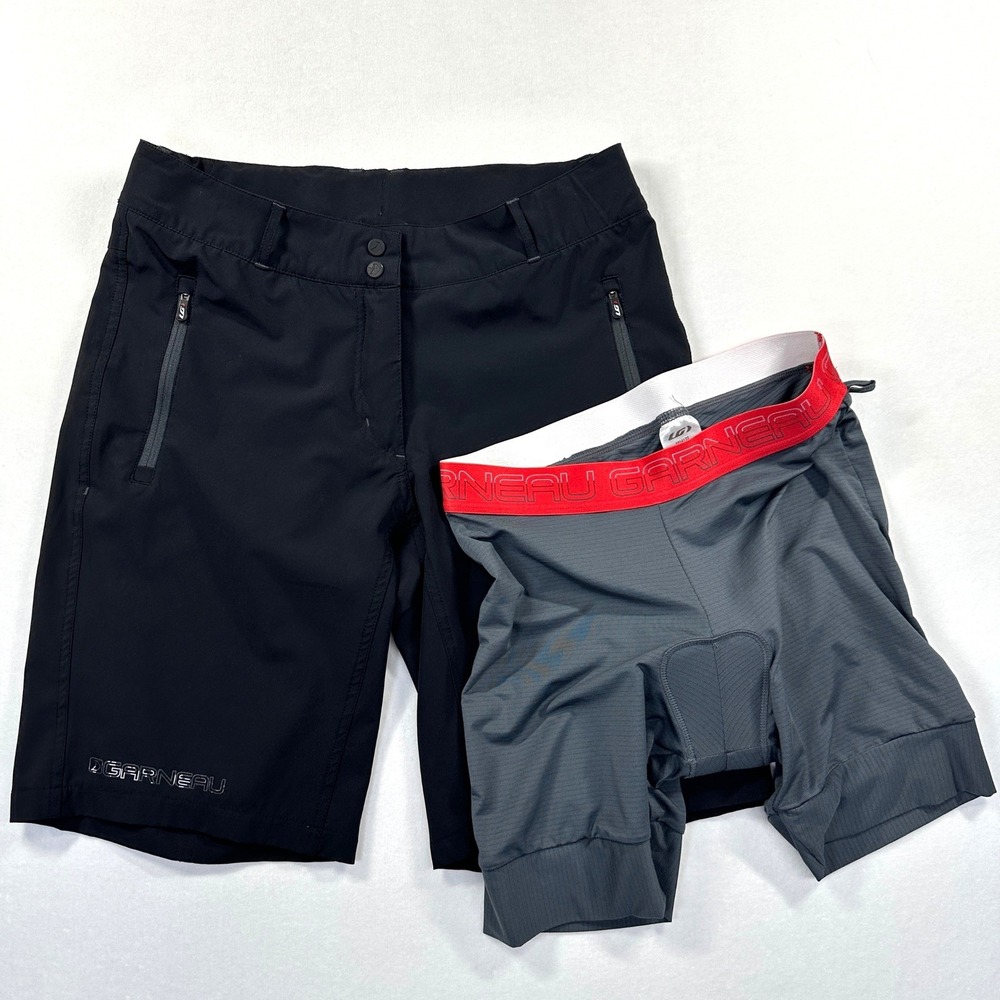 Louis Garneau Latitude Cycling Shorts & Chamois M Black Performance MTB Bike